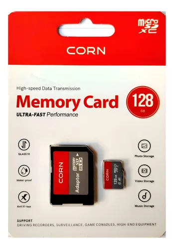 Tarjeta de Memoria Micro SD Corn 128GB