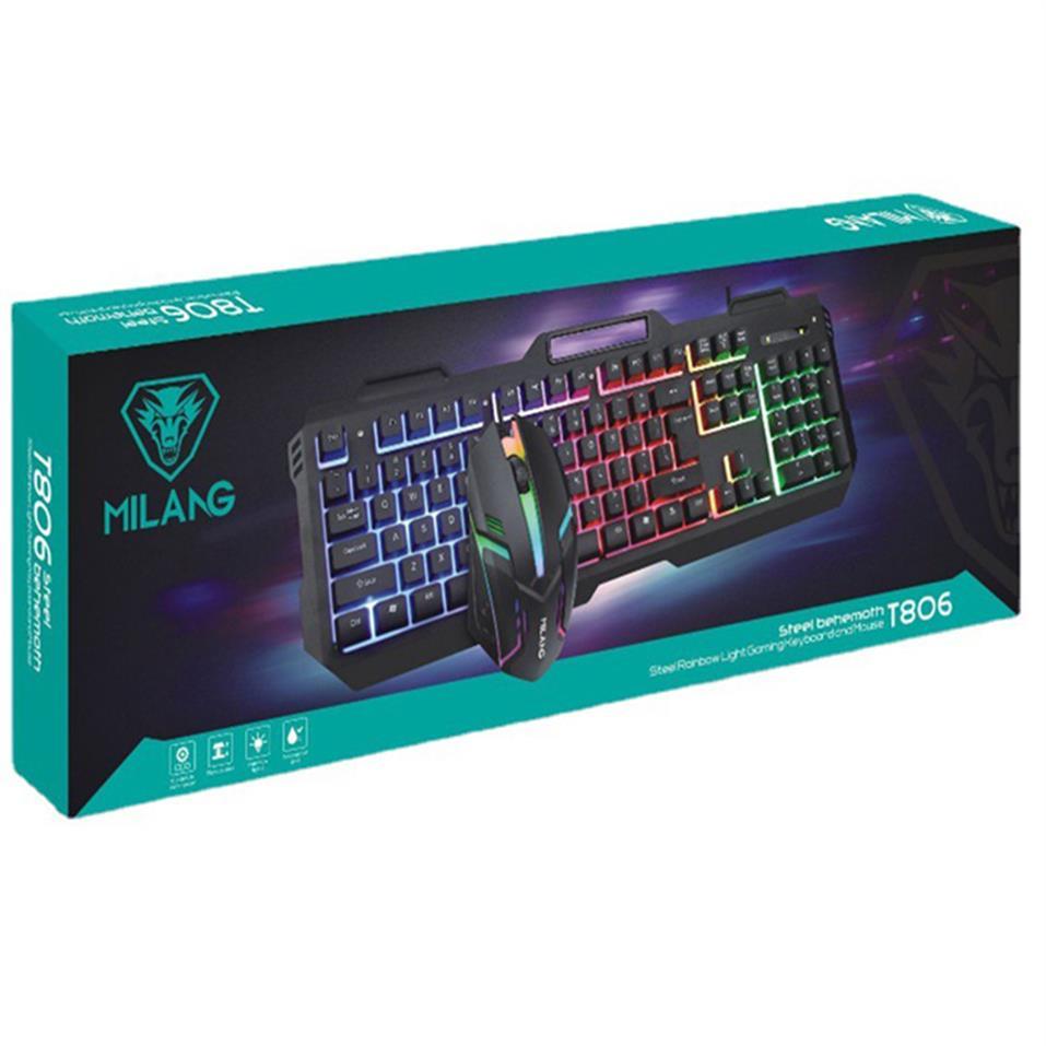 Teclado Milang RGB Metálico Modelo T806