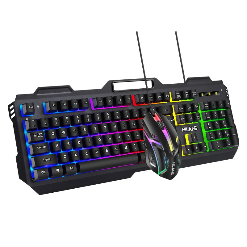 Teclado Milang RGB Metálico Modelo T806 2