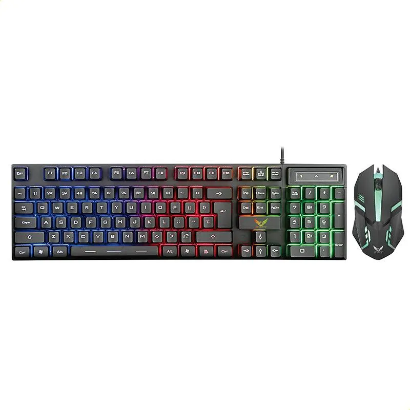 Teclado Zerodate Gamer K9 Set Mouse RGB