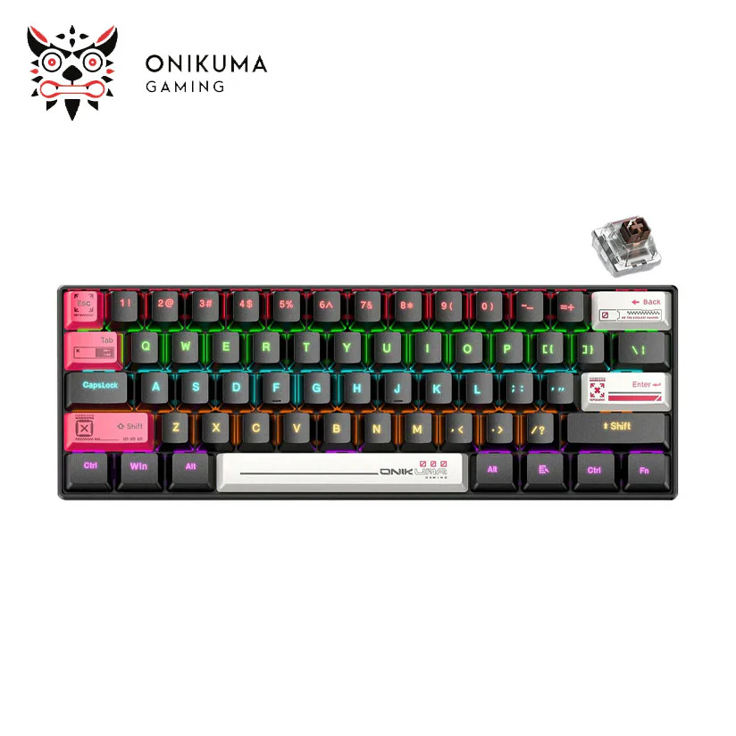 Teclado Mecánico 61 Teclas Onikuma G55