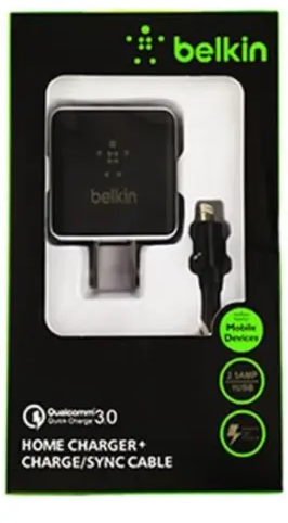 Cargador Belkin 3.0 Lightning